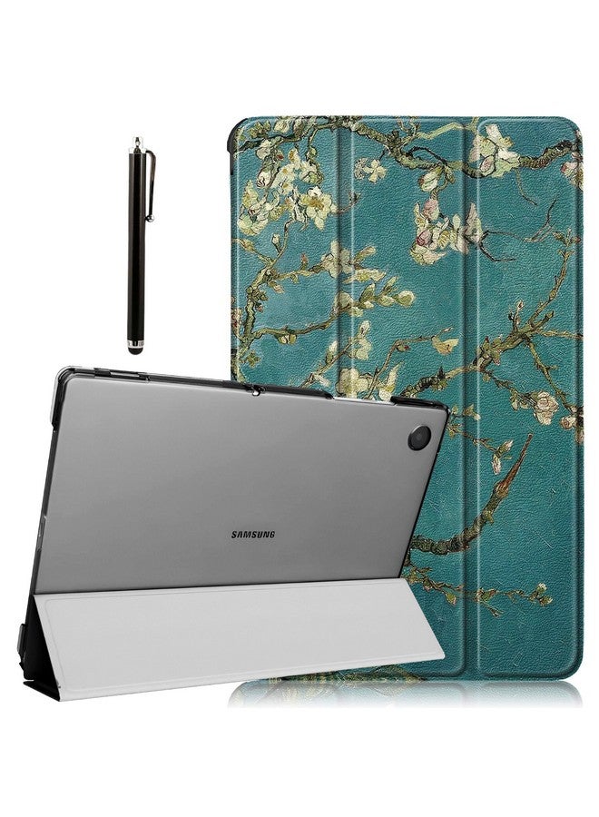 ProElite Cover for Samsung Galaxy Tab A9 8.7 inch Case Cover, Smart Flip Case Cover for Samsung Galaxy Tab A9 8.7 inch Translucent Back with Stylus Pen, Flowers - Image 1