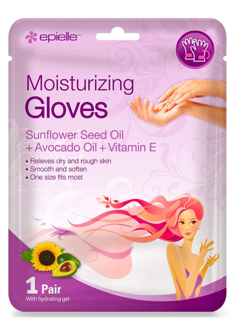 Epielle Epielle Hydrating & Moisturizing Gloves & Socks Masks Combo 12pk for Hand and Foot - Dry Hand, Dry Cracked Heel Mothers Day Gifts  - Image 2