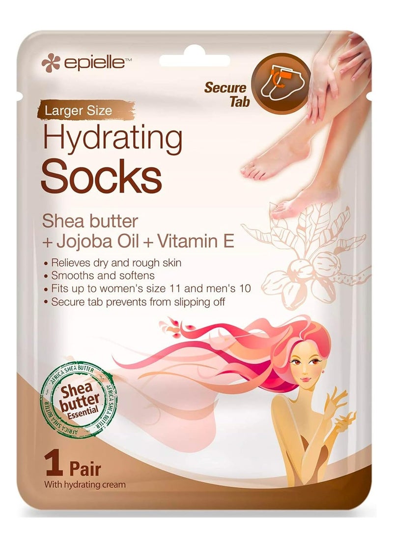 Epielle Epielle Hydrating & Moisturizing Gloves & Socks Masks Combo 12pk for Hand and Foot - Dry Hand, Dry Cracked Heel Mothers Day Gifts  - Image 3