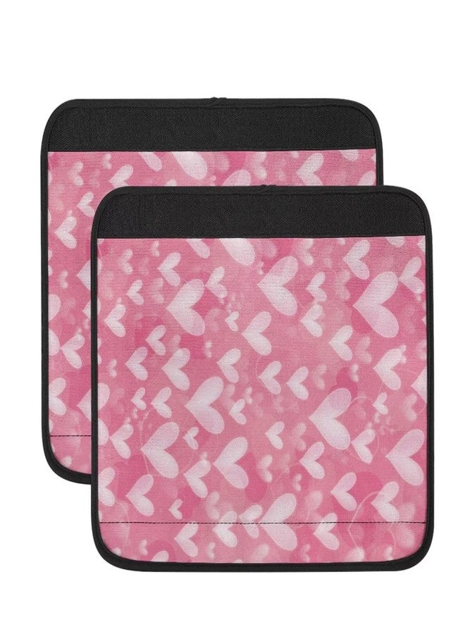 Vanideaoty Love Pattern Wheelchair Arm Pads Non Slip Desk Office Chair Arm Pads for Padded Arm Rest, Kids, Adults - Image 2
