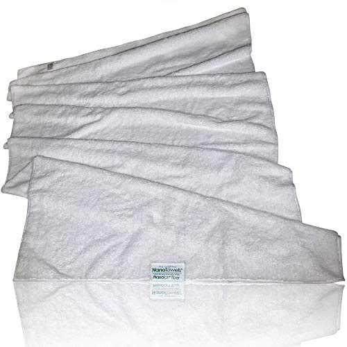 Life Miracle Nano Towels Body Bath & Shower Towel. Huge & Super Absorbent. Wipes Away Dirt, Oil and Cosmetics. Use As Your Sports, Travel, Fitness, Kids, Beauty, Spa Or Salon Luxury Towel. (30 x 55", Grey) - Image 2