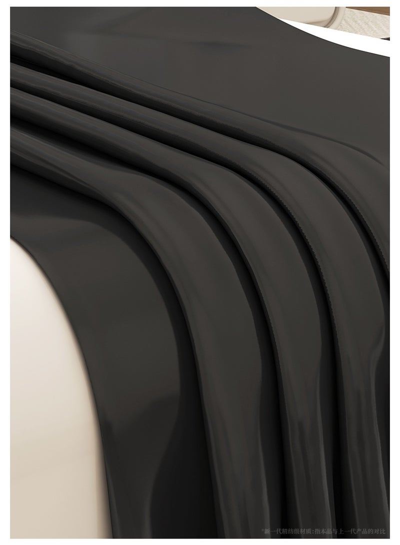 Namalu 100% Blackout Curtain, Double Layer with Voile, Self-adhesive and Portable, Easy to install, Sun Protection, Heat Insulation, Privacy Protection, Short Length, Suitable for Various Room Types, Bedroom Curtains, Bedroom Decoration, Modern Curtains - Image 3