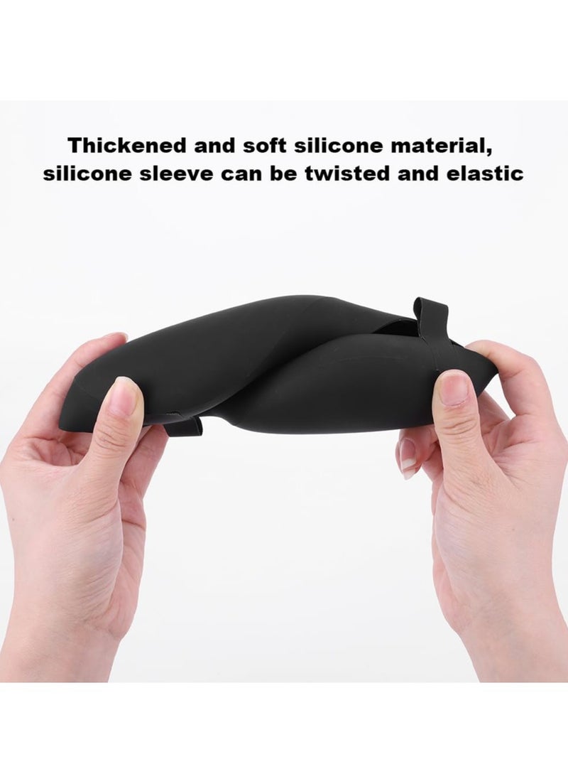 SYOSI - Vision Pro Silicone Cover, Protective Case for Apple Vision Pro 2024, Slim, Shockproof, Anti-Scratch, Dustproof, Black Screen Cover for VR Headset, Essential Accessories - Image 1