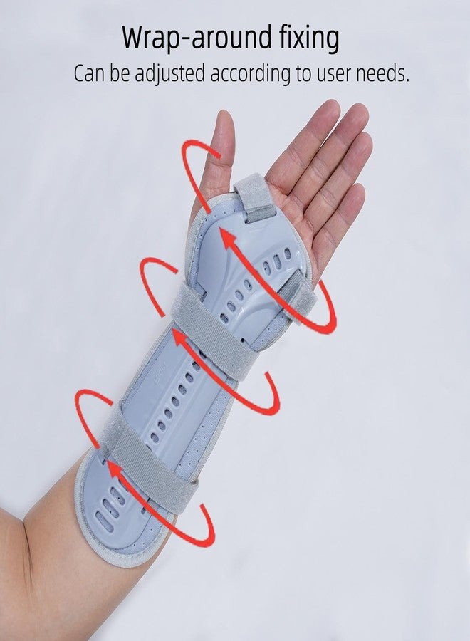 TIERSINI Wrist Fracture Splint,Wrist Brace,for Fractures,Sprains,Pain and Swelling,Arthritis,Tendonitis,Removable Splints for Adult(Left Hand) - Image 4