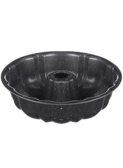 Round hollow cake pan with non-stick surface, multi-color