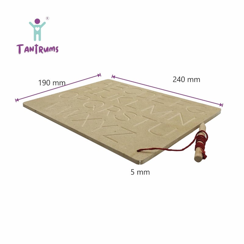 Tantrums لوحة تتبع نوبات الغضب - الحروف الكبيرة والصغيرة لوح تعليمي للأطفال - Image 2