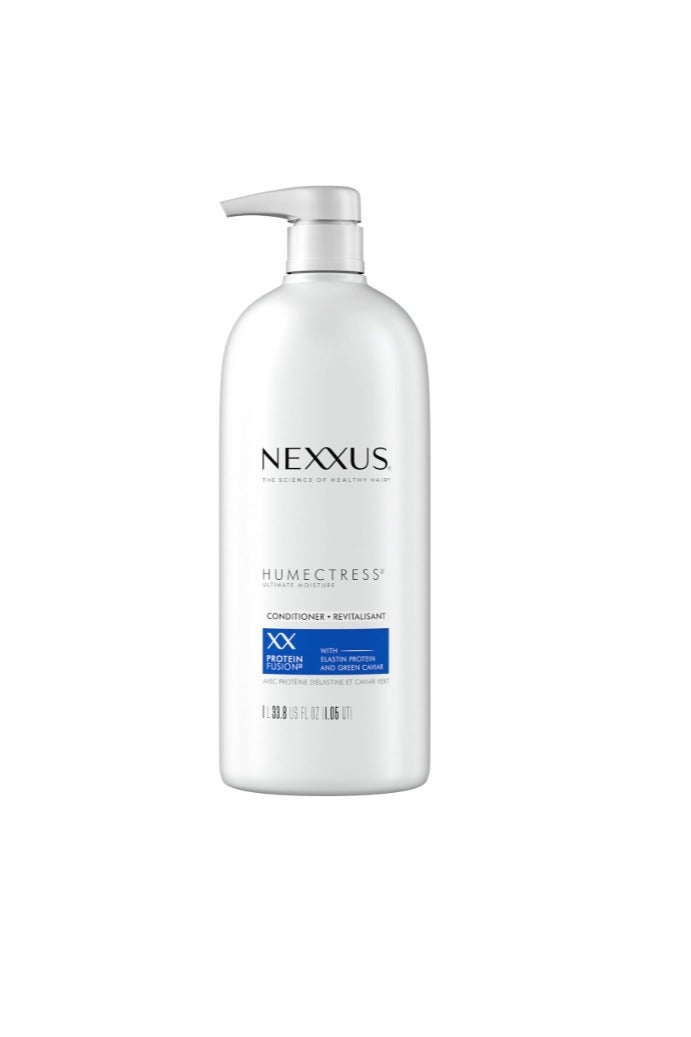 Nexxus Moisturizing Conditioner for Dry Hair 33.8 oz – Ultimate Moisture, Silicone-Free – ProteinFusion with Elastin Protein & Green Caviar - Image 1