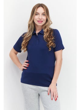 Women Sportswear Fit Short Sleeve Training Polo Shirt, Navy Blue - pzsku/ZEAAB99094FF5EFCDF0E3Z/45/_/1726109311/cad33cb9-ca68-4756-b883-f685711298dc