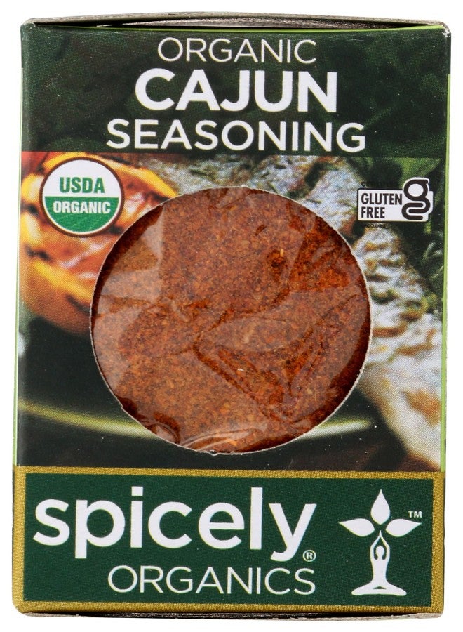 SPICELY Organic Cajun Seasoning, 0.4 OZ - Image 1
