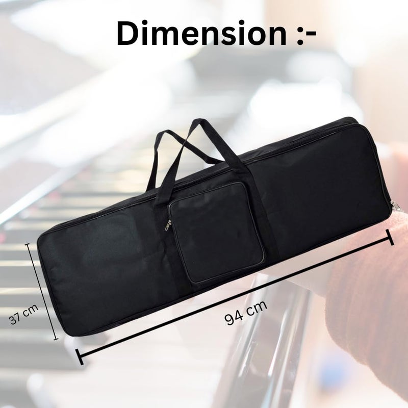 Device Of Urban Infotech حقيبة بيانو مفاتيح متوافقة مع ياماها PSR-F52، F51، E263 وكاسيو CTK 2550، Ctk3500، كاسيو CT-S200، كاسيو CT-S300 (حقيبة بيانو مبطنة 38 بوصة/61 مفتاح) - Image 2