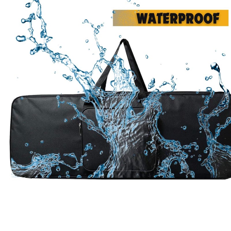 Device Of Urban Infotech حقيبة بيانو مفاتيح متوافقة مع ياماها PSR-F52، F51، E263 وكاسيو CTK 2550، Ctk3500، كاسيو CT-S200، كاسيو CT-S300 (حقيبة بيانو مبطنة 38 بوصة/61 مفتاح) - Image 3