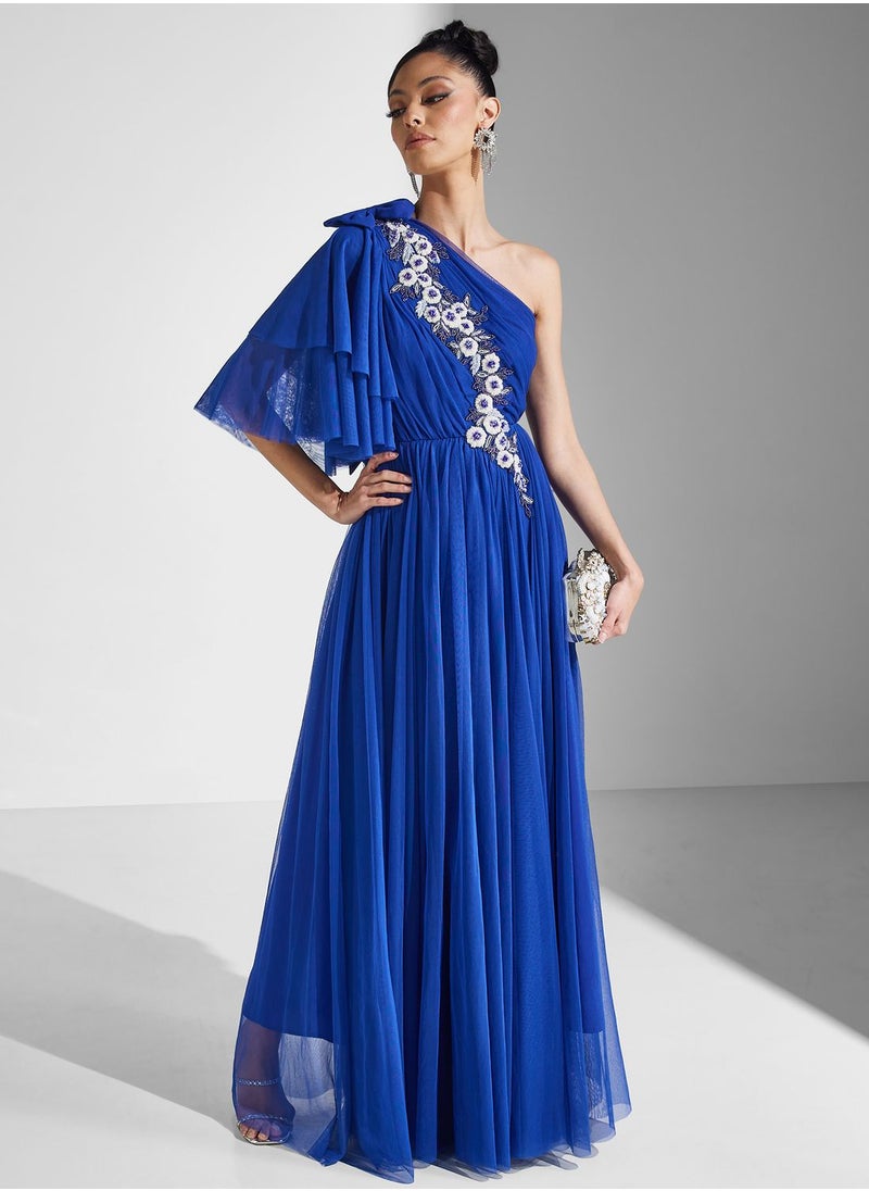 Amri - One Shoulder Sequin Dress - Image 1