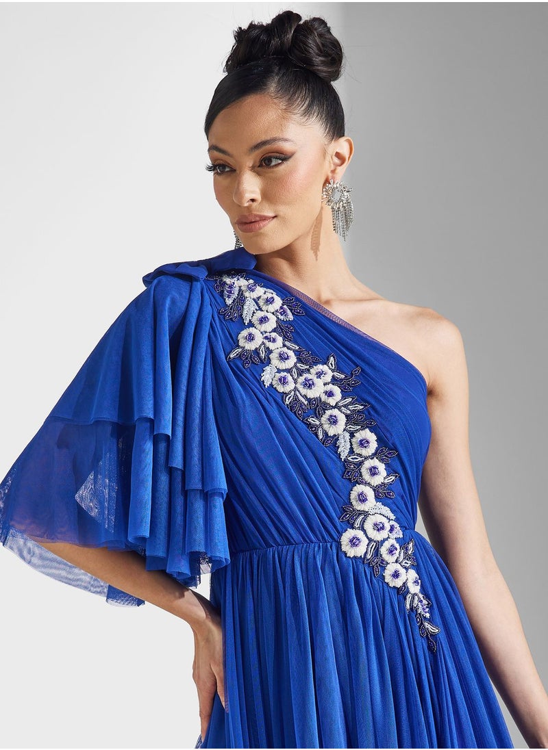Amri - One Shoulder Sequin Dress - Image 1
