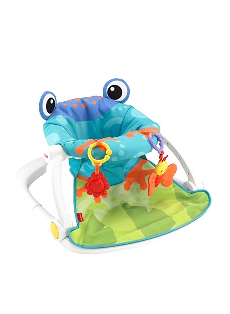 Generic Foldable Baby seat  Sit-Me-Up Floor Seat - Frog  - Image 1
