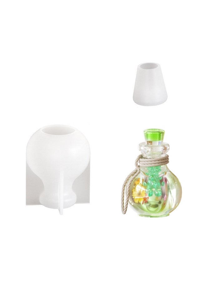 Drift Bottle Silicone Mold DIYs Crystal Epoxy Resin Star Heart Wishing Bottle Molds Night Decorative Plaster Concrete - Image 1