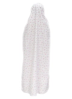 City Rose Islamic Girl's Pray khimar 1 Piece Cotton Dress Hijab Abaya Floral Suit  - Image 2