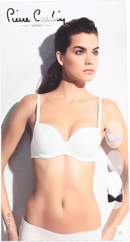 بيير كاردان Women's Strapless Underwire Supported Bra