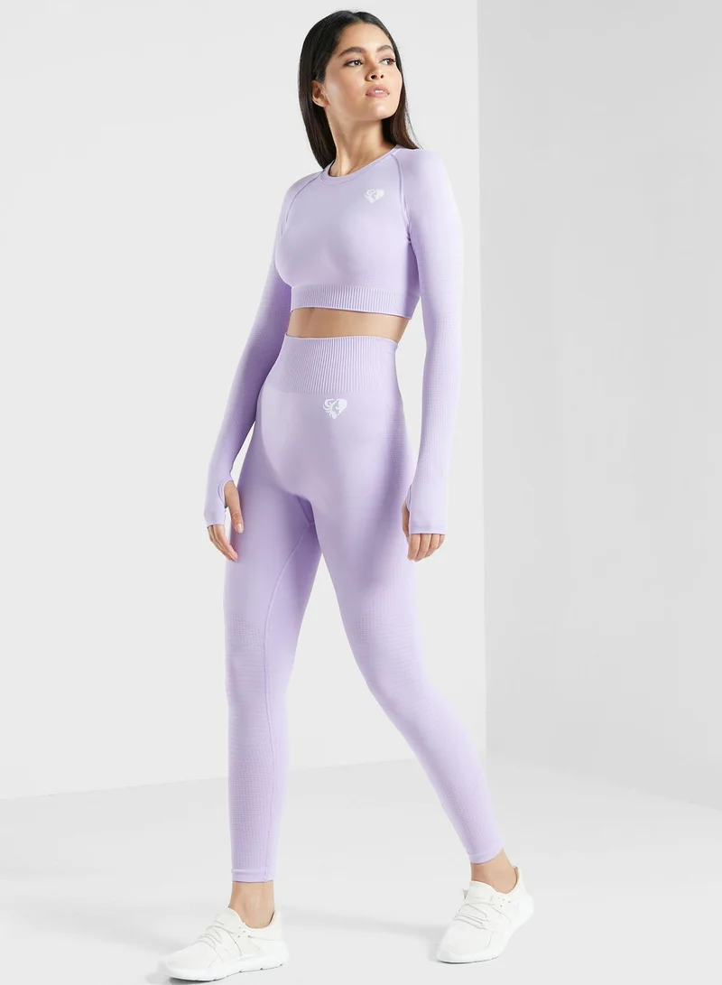 Womens Best Power Seamless Cropped Top