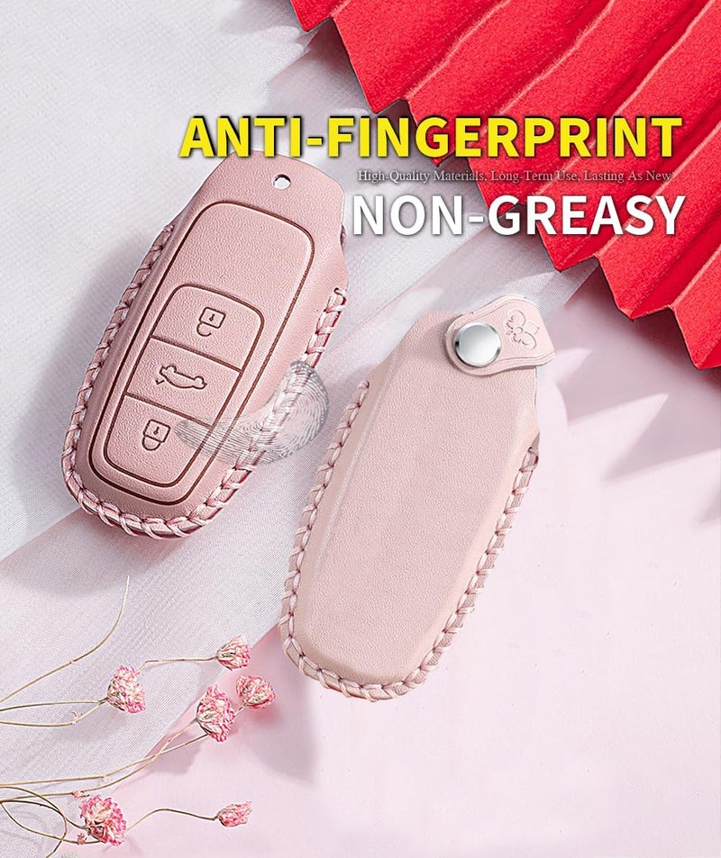 TECART Smart Remote Car Key Case Leather Protector for Audi Models - Image 5