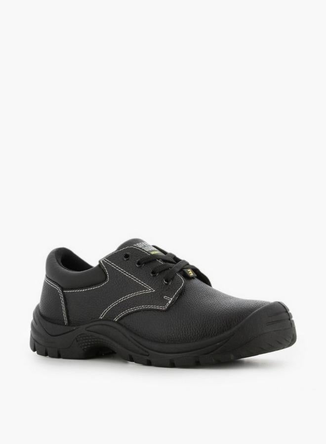 SJ Men Leather Lace-Up Sneakers - Image 1