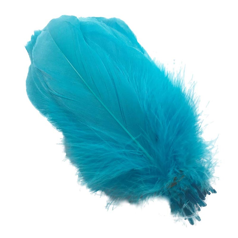 Sowder Natural Goose Feathers Clothing Accessories Pack of 100(Turquoise) - Image 5