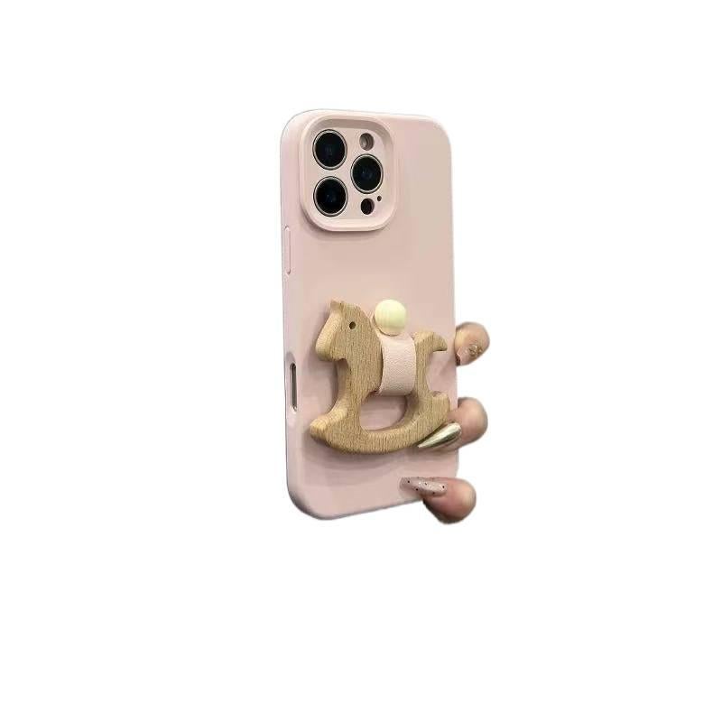 غطاء واقي | مقاوم للصدمات لـ iPhone 13 | حامل حلقة | PC | برتقالي - Image 5