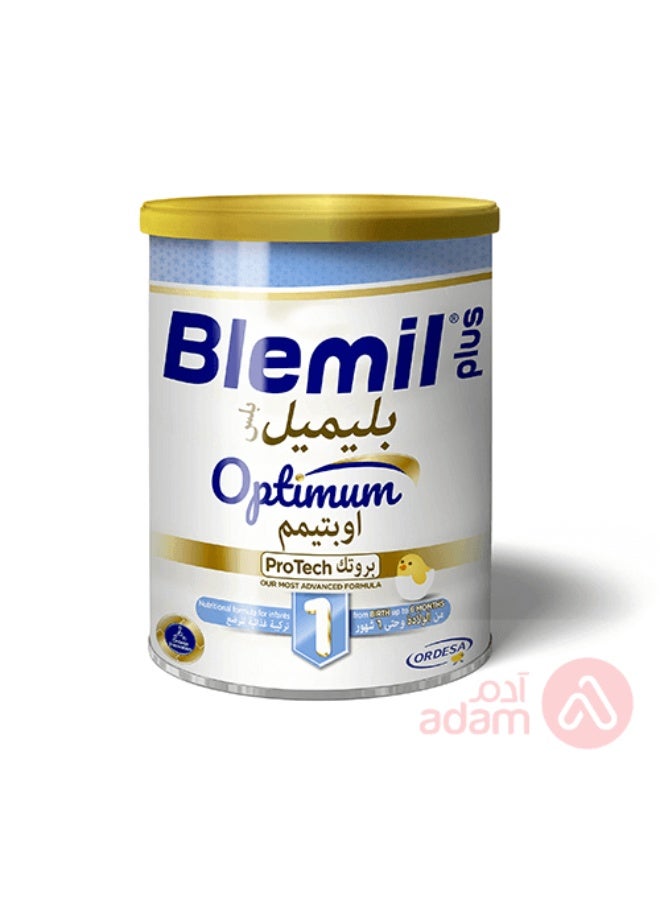 بليميل بلس حليب بليميل بلس 1 أوبتيموم بروتك، تركيبة غذائية متطورة للأطفال من عمر 0 ​​إلى 6 أشهر. 400 غرام - Image 1