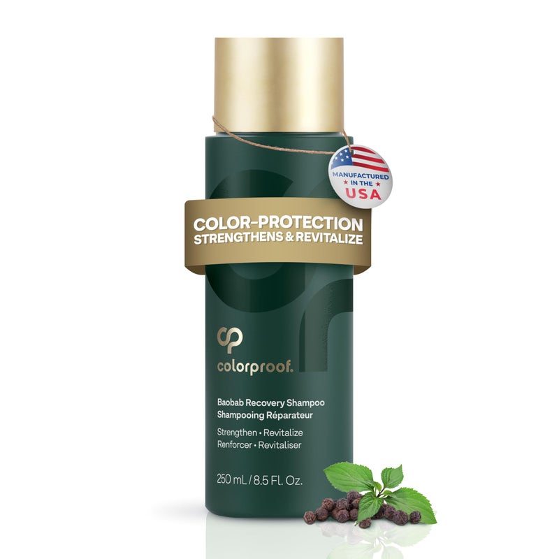 Colorproof Baobab Recovery Shampoo 8.5 Fl. Oz. Sulfate Free Shampoo, Strengthening Shampoo for Color Treated Hair w/Peppercorn Patchouli Scent - Image 1