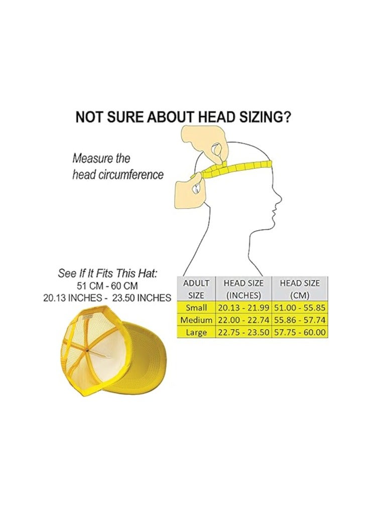 Brazil Sports Cap With Adjustment Plastic Snap Closure For Men And Women - Image 4