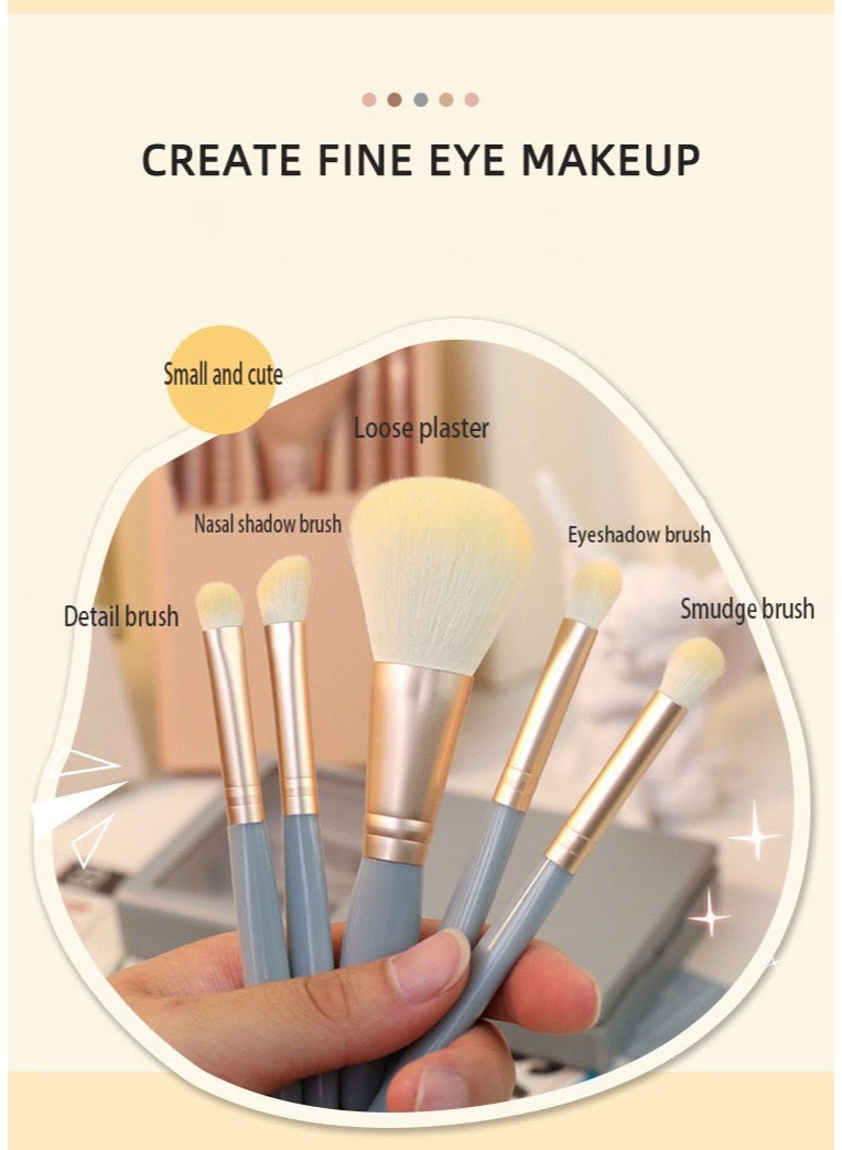 A 5-piece multi-purpose makeup brush set for makeup - Image 3