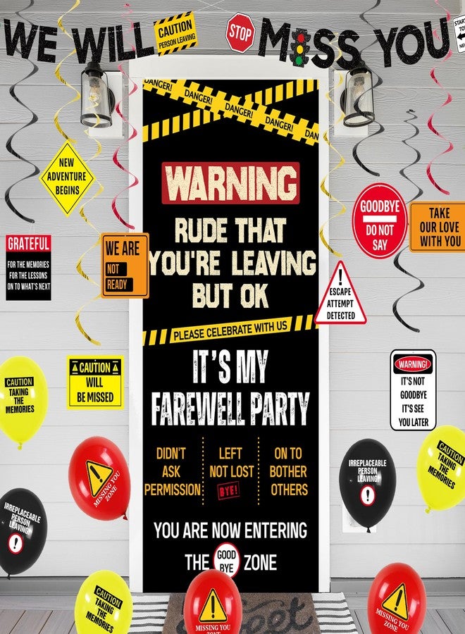 Roetyce Caution Rude That Your Are Leaving Farewell Banner - Image 3