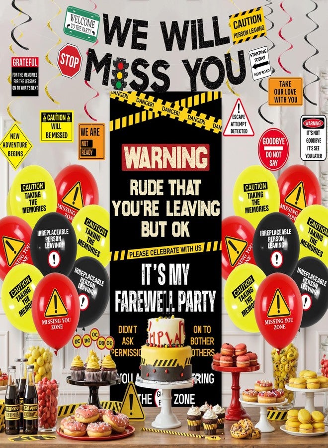 Roetyce Caution Rude That Your Are Leaving Farewell Banner - Image 5