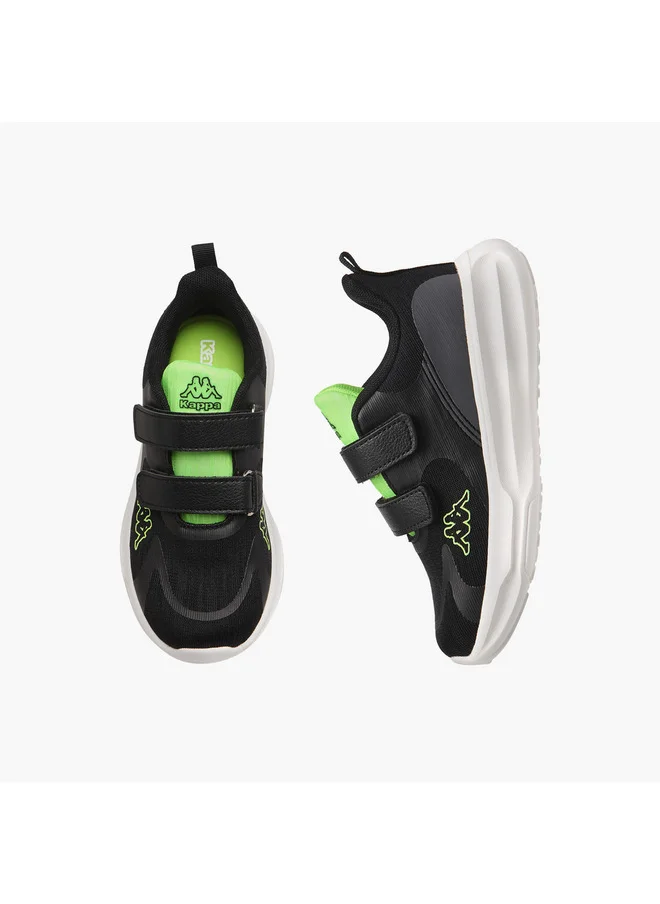 Kappa Boys Pull Tab Detail Sports Shoes with Hook and Loop Closure