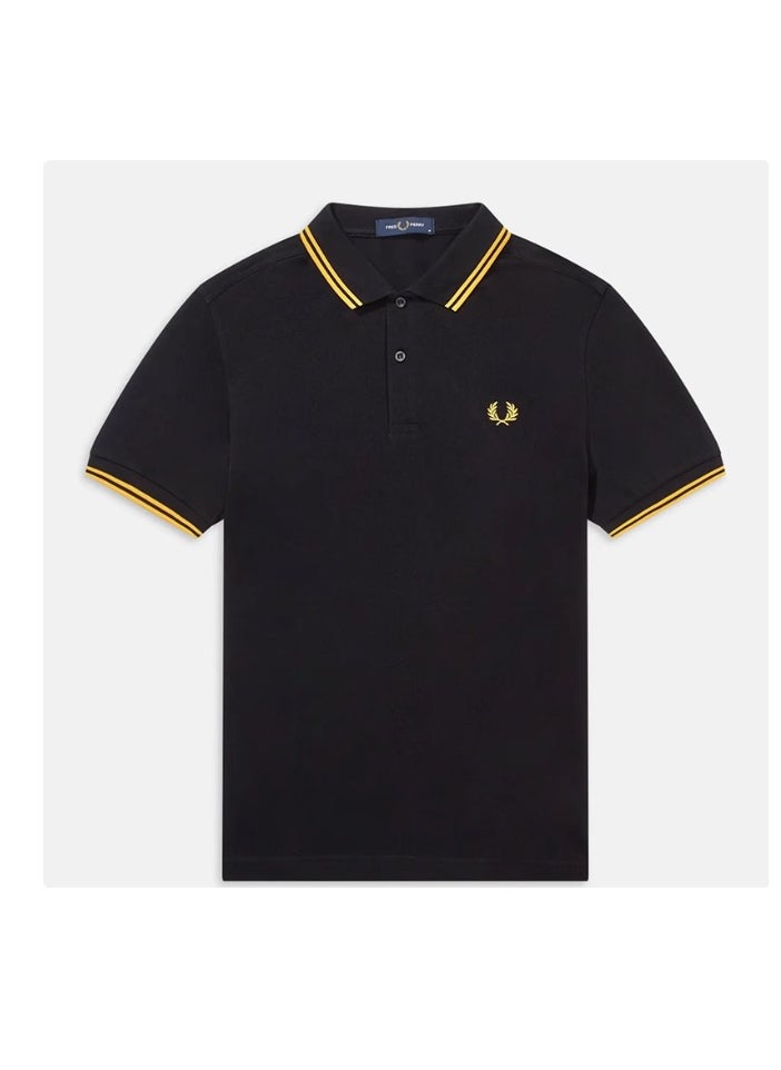 FRED PERRY Fred Perry Wheat polo Shirt men's short-sleeved cotton slim-fit business casual lapel top 
