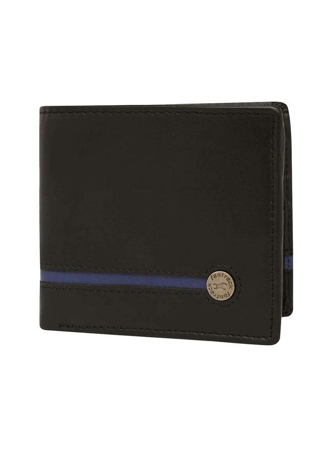 fastrack محفظة رجال جلدية سوداء من فاستراك (C0368LBK02) - Image 1