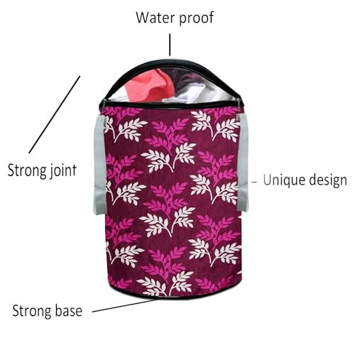 KANUSHI Industries® Designer Laundry Bag (Purple -colour)(LB-WINE-SMALL-LEVS-01) - Image 5