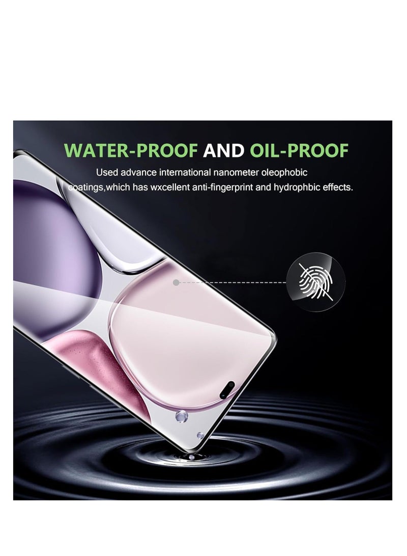【2 Pack】 Privacy Screen Protector Compatible with Honor X9c 5G 【Anti-Spy Tempered Glass】 Ultra HD Anti-Scratch Bubble-Free Easy Install Glass - Image 4