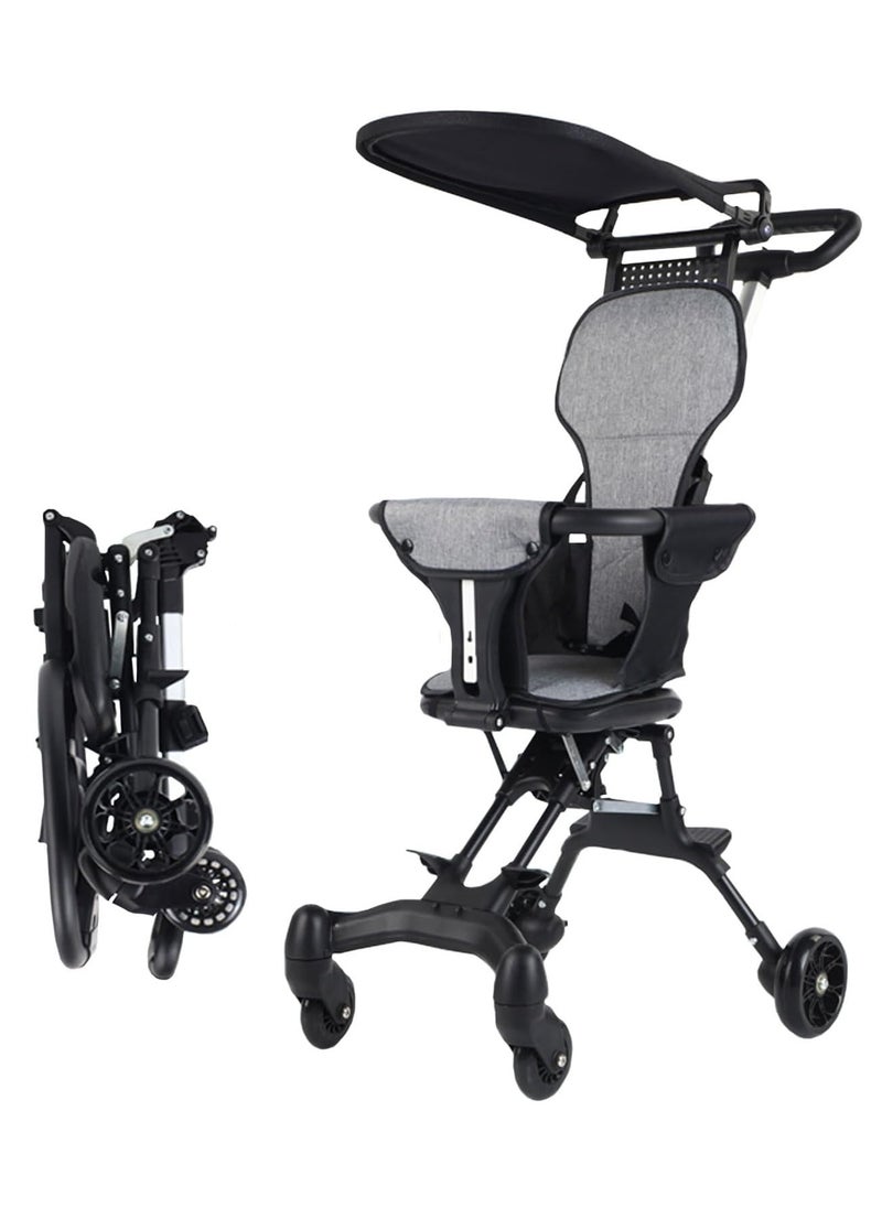 Generic Kids Stroller Compact Baby Stroller Lightweight Travel Stroller with Adjustable Handles and Backrest One-Hand Fold For Overhead Airplane Storage, Shopping Walking Travel  - Image 1