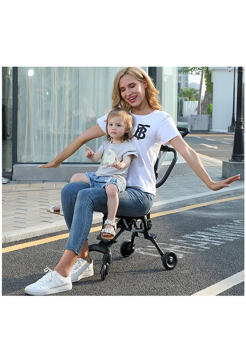 Generic Kids Stroller Compact Baby Stroller Lightweight Travel Stroller with Adjustable Handles and Backrest One-Hand Fold For Overhead Airplane Storage, Shopping Walking Travel  - Image 3