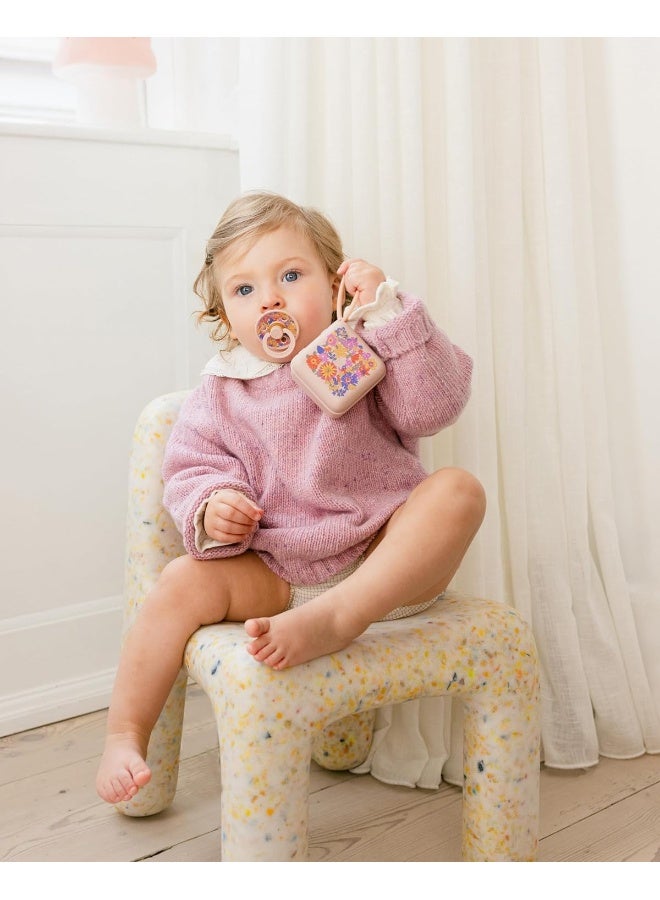 BIBS X Liberty Pacifier Box – Bobo Petrol – Hygienic Storage for Baby Pacifiers – Safe & Stylish Case - Image 5