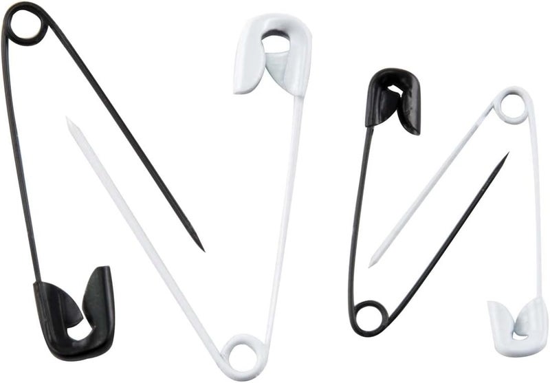 SINGER 00296 Assorted Color Safety Pins - 25 Count in Black and White - Image 3