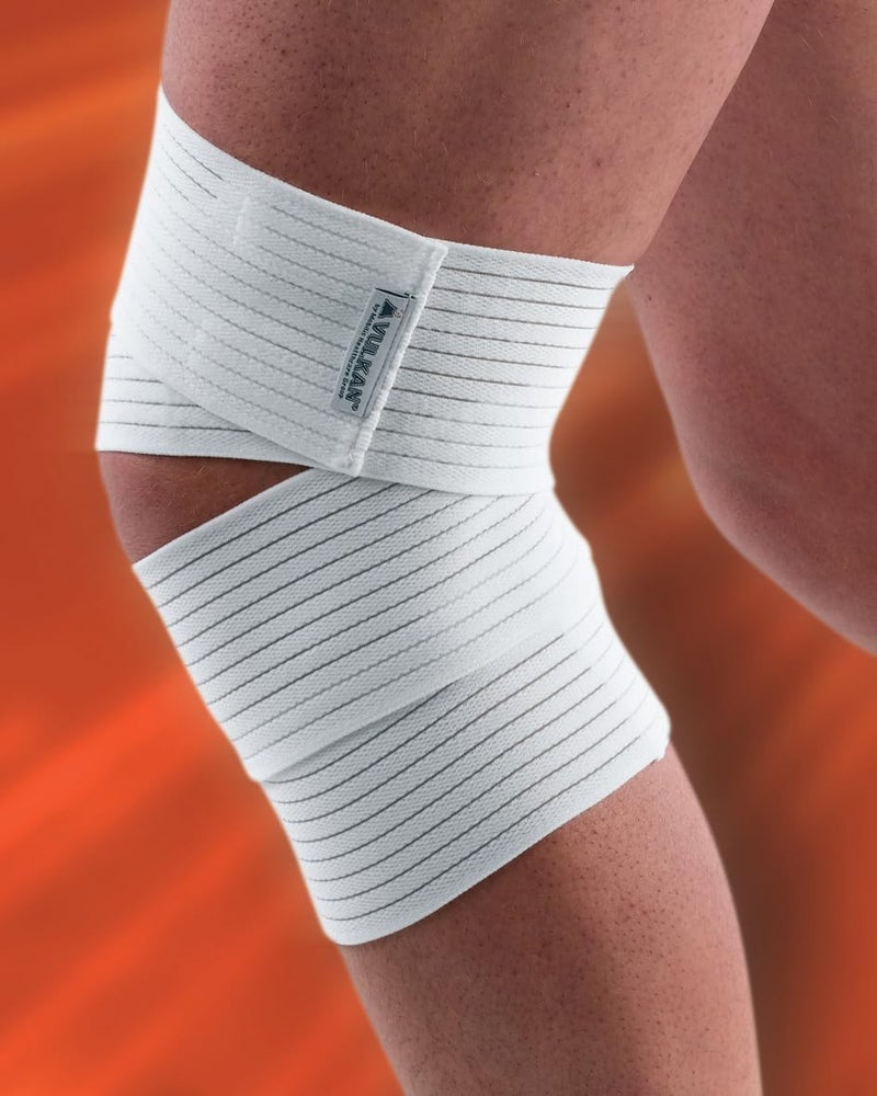 VULKAN Knee Wrap One Size Fits All Lightweight Comfortable and Supportive Brace Prevents Injuries Provides Protection and Compression Controls Swelling Eligible for VAT relief in the UK - Image 4