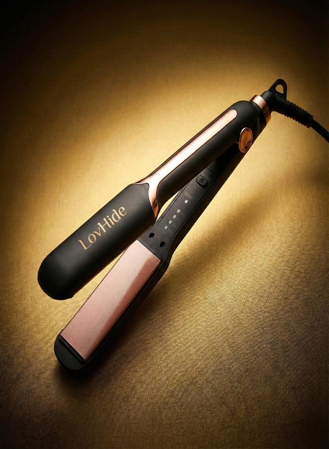LOVHIDE مكواة فرد الشعر الاحترافية من لوفهايد للنساء | ألواح سيراميك تورمالين | تسخين سريع | درجة حرارة عالية | مناسبة لجميع أنواع الشعر - Image 5