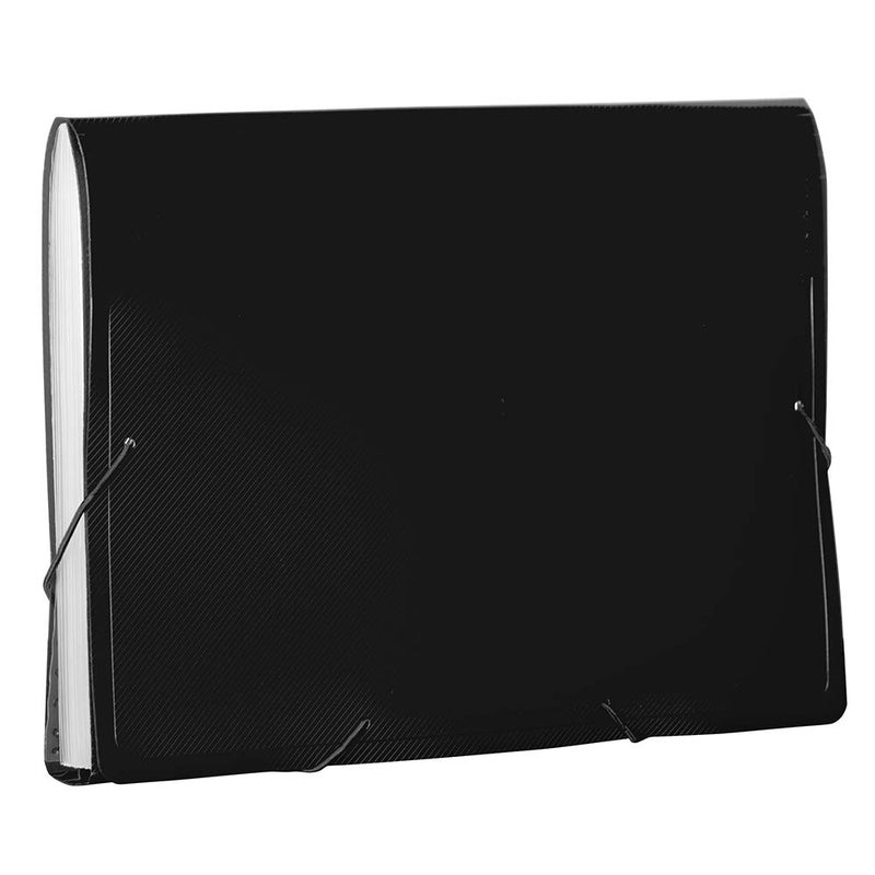 JAM PAPER Accordion Folders - 13 Pocket Plastic Expanding File - Letter Size - 9 x 13 - Black - Sold Individually - Image 4