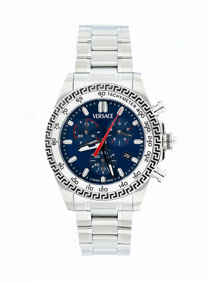 Chronograph Blue Dial Stainless Steel Watch