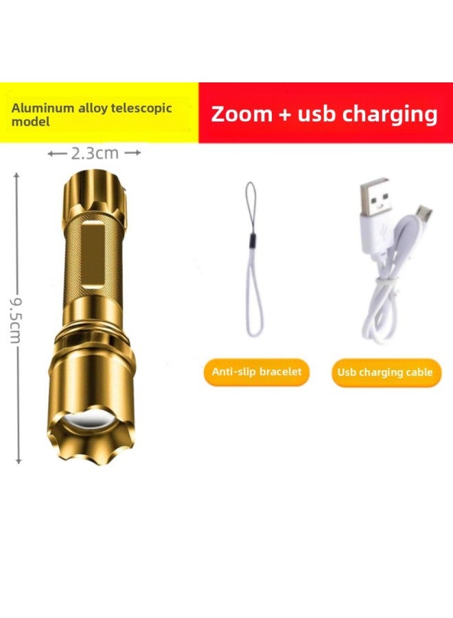 Special Forces Flashlight Strong Light Super Bright High Power Remote Rechargeable Mini Pocket Portable Small Outdoor Light 