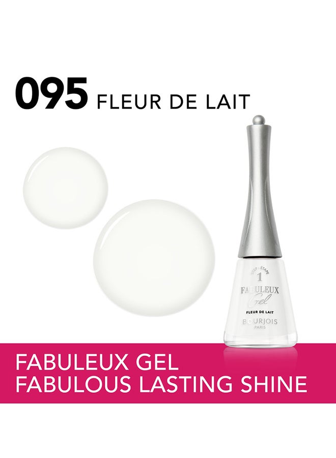 BOURJOIS PARIS Fabuleux Gel Nail Polish - 95 - Fleur De Lait 9Ml  - Image 2
