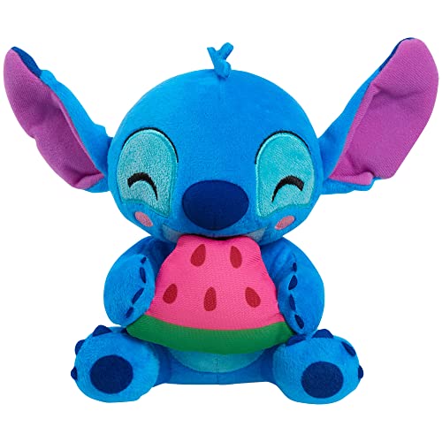 Just Play Disney Stitch Small Plush Stitch and Watermelon, Stuffed Animal, Blue, Alien, Kids Toys for Ages 2 Up by Just Play - Image 5