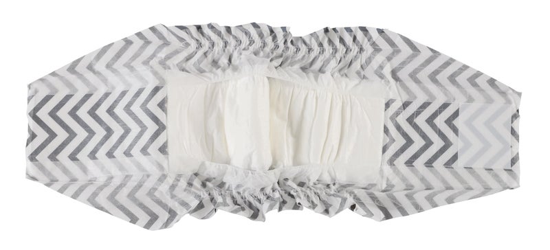 M-PETS Male Disposable Dog Diapers, Ultra Absorbent with Wetness Indicator, 12 Hour Protection, Adjustable Fasteners, Travel, Excitable Urination & Incontinence, Waist: 20-55 cm, Medium (Pack of 12) - Image 2