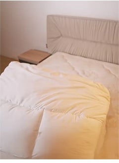 سمارت هوم بكج التوفير | لباد مرتبة ارتفاع 14 سم مع 2 مخده فندقية قياس 75x50 سم - أبيض  - Image 3